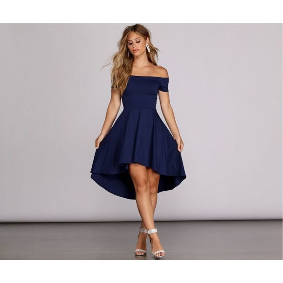 𝅺high Low Skater Dress - Picture 6 of 9